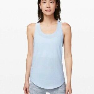 LULULEMON LOVE TANK SIZE 4 BREEZY BLUE